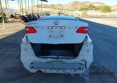 2016 Nissan Sentra S from USA, damaged, VIN 3N1AB7APXGY300912